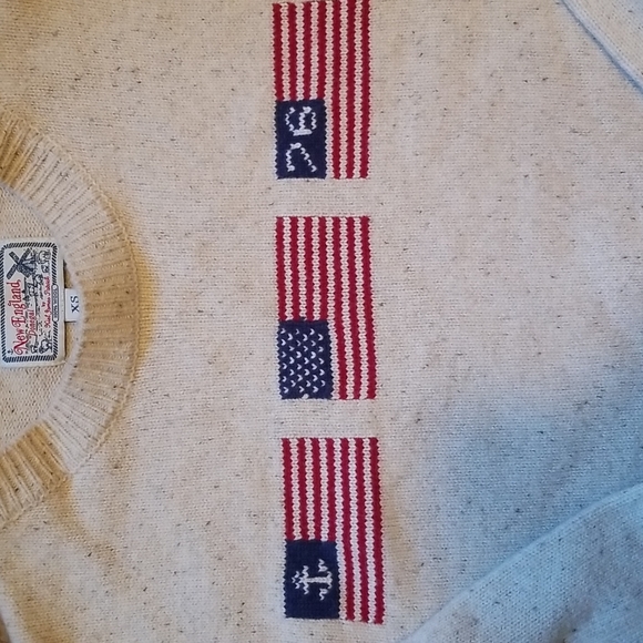 Kiel James Patrick Old Glory Donegal 100% Wool Sweater! EUC! RARE! 🔥 - Picture 4 of 7